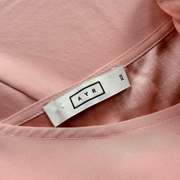 AYR The Ten Outta Ten - Heavyweight Silk Bias Cut Slip Dress Sunset Pink XS - Picture 8 of 16